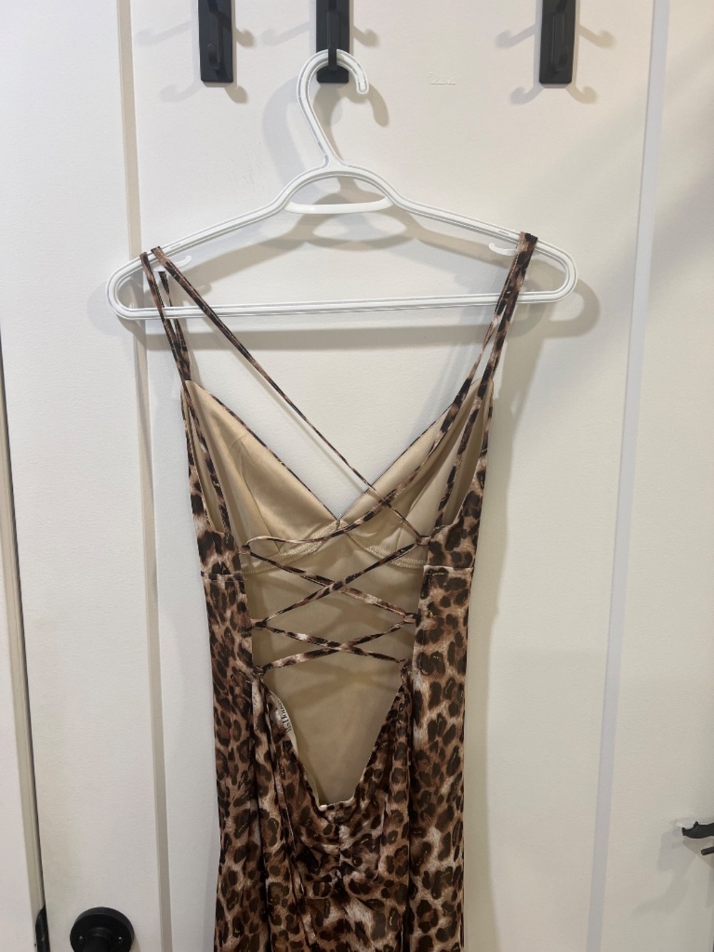 Maxi Leopard Print Dress (Size L) - Picture 10 of 10